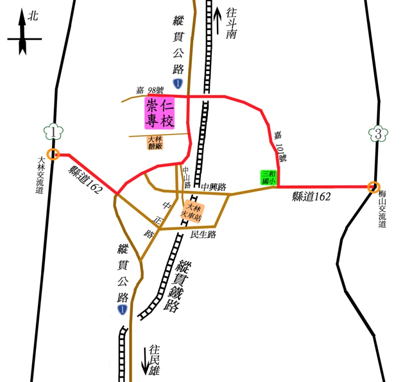 大林交通圖