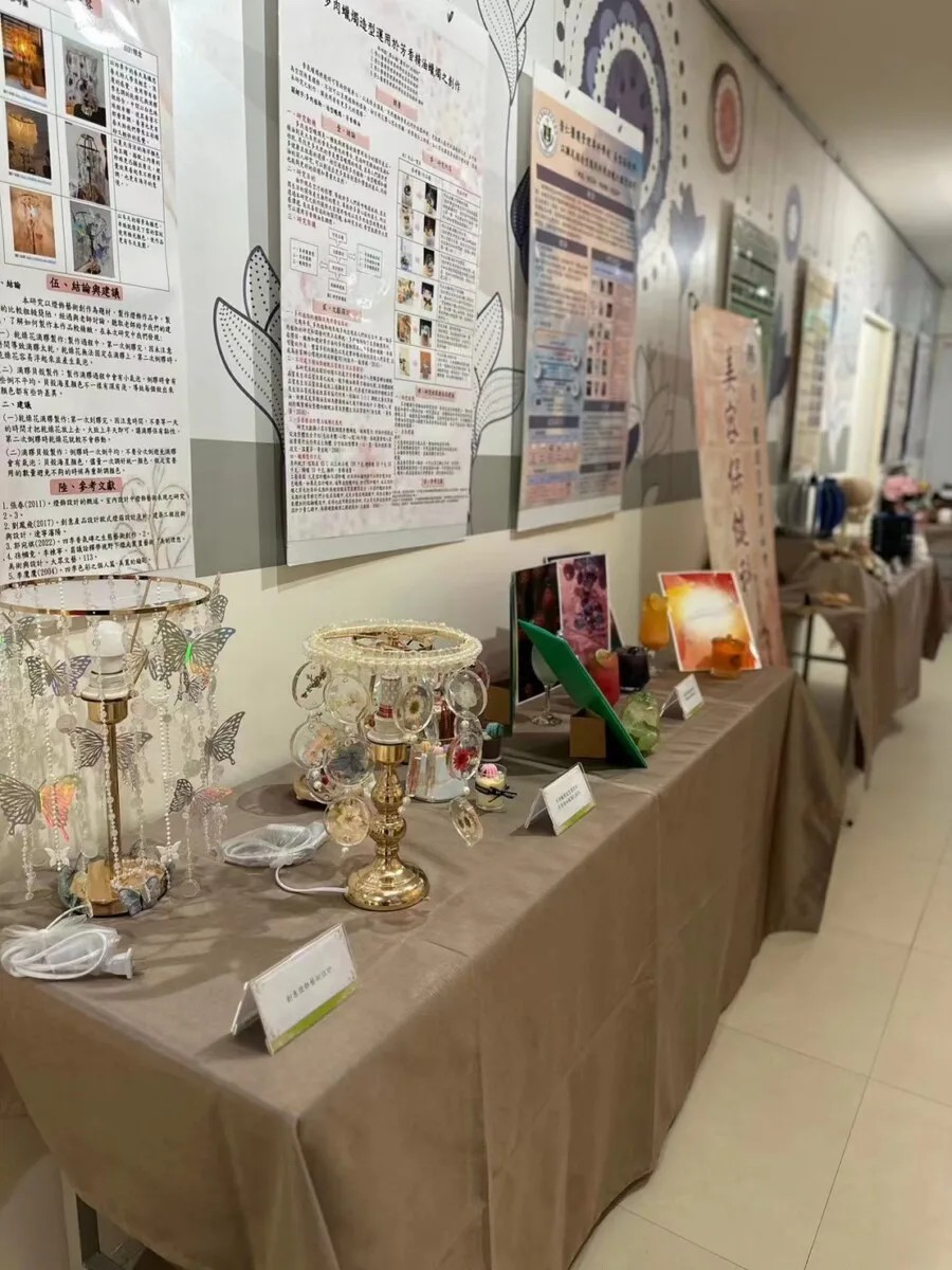 108級美保科畢業專題成果展示會場部份展出作品