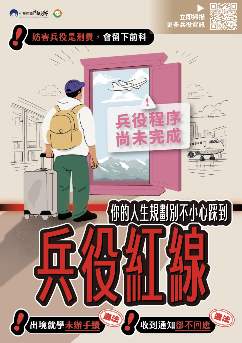 兵役紅線海報(一)